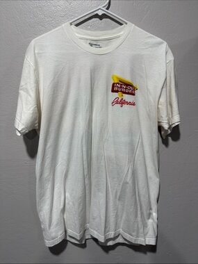 In n out burger California Short Sleeve Crew Neck T-Shirt - White